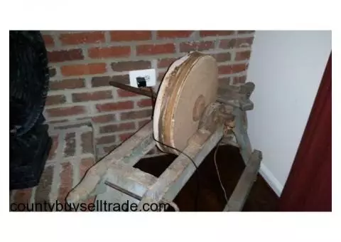 Antique Stone Grinding Wheel